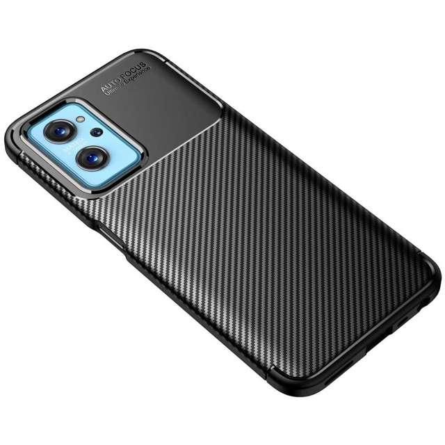 Alogy Etui na telefon do Realme 9i Rugged Armor obudowa TPU Carbon Black