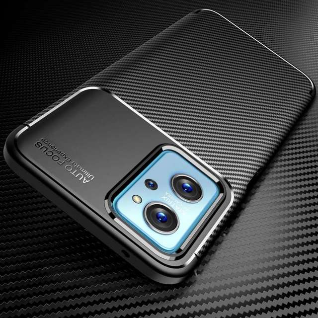 Alogy Etui na telefon do Realme 9i Rugged Armor obudowa TPU Carbon Black