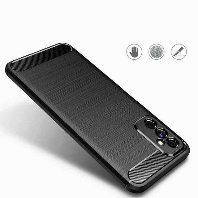 Alogy  Etui na telefon do Samsung Galaxy M52 5G Rugged Armor obudowa TPU Carbon Black