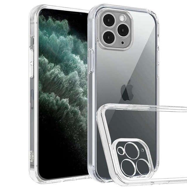 Alogy Etui na telefon ochronne obudowa Hybrid Case do Apple iPhone 11 Pro Max Przezroczyste