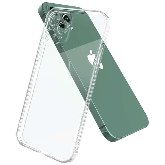 Alogy Etui na telefon ochronne obudowa Hybrid Case do Apple iPhone 11 Pro Max Przezroczyste