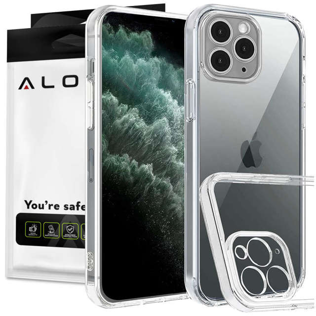 Alogy Etui na telefon ochronne obudowa Hybrid Case do Apple iPhone 11 Pro Przezroczyste