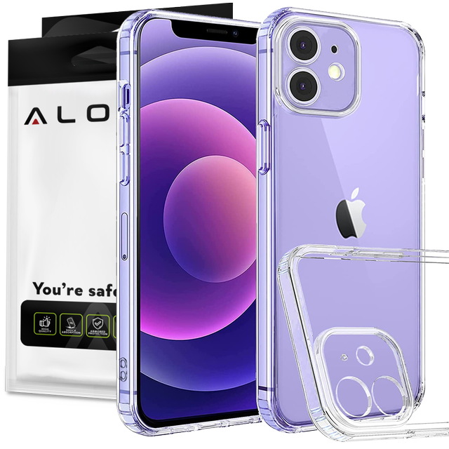 Alogy Etui na telefon ochronne obudowa Hybrid Case do Apple iPhone 11 Przezroczyste