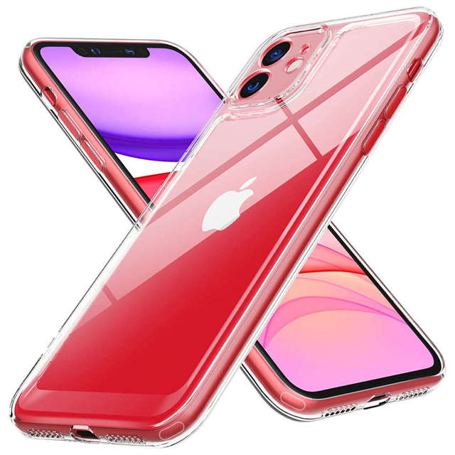 Alogy Etui na telefon ochronne obudowa Hybrid Case do Apple iPhone 11 Przezroczyste