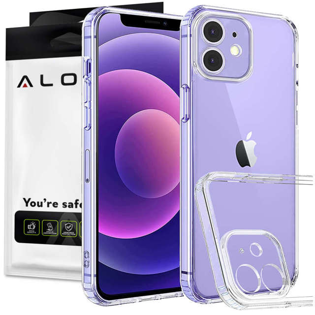 Alogy Etui na telefon ochronne obudowa Hybrid Case do Apple iPhone 11 Przezroczyste