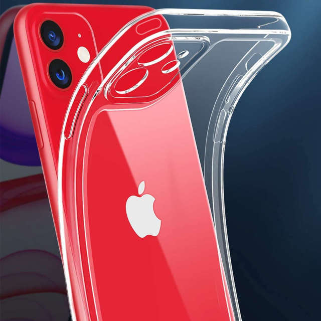 Alogy Etui na telefon ochronne obudowa Hybrid Case do Apple iPhone 11 Przezroczyste