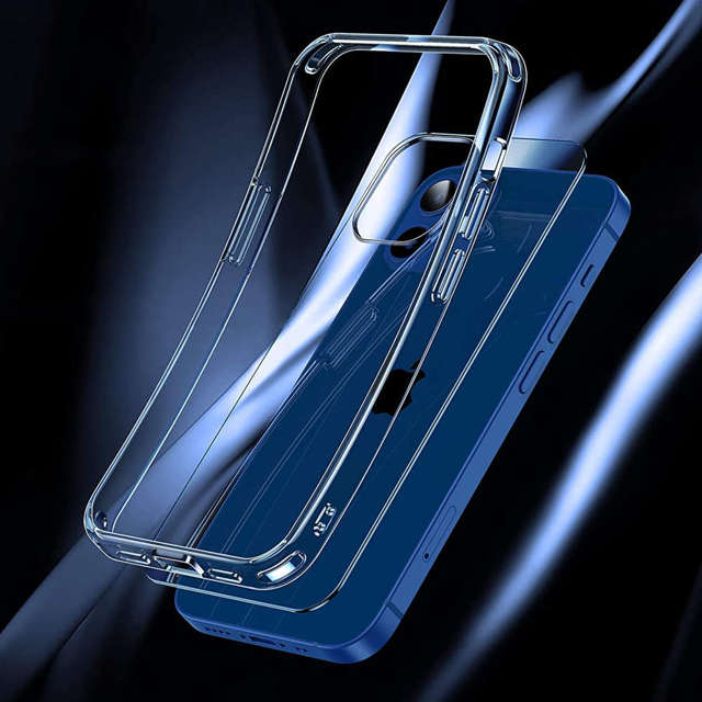Alogy Etui na telefon ochronne obudowa Hybrid Case do Apple iPhone 12 Mini Przezroczyste