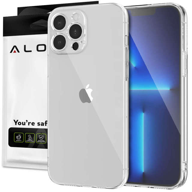 Alogy Etui na telefon ochronne obudowa Hybrid Case do Apple iPhone 12 Pro Max Przezroczyste