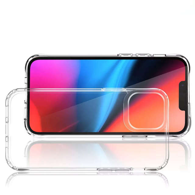 Alogy Etui na telefon ochronne obudowa Hybrid Case do Apple iPhone 13 Pro Max Przezroczyste