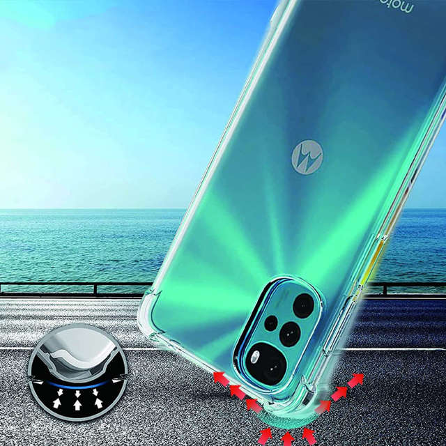 Alogy Etui na telefon pancerne ShockProof do Motorola Moto G22 Przezroczyste