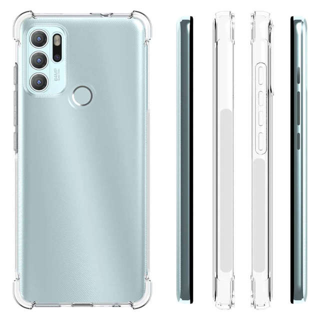 Alogy Etui na telefon pancerne ShockProof do Motorola Moto G60s Przezroczyste