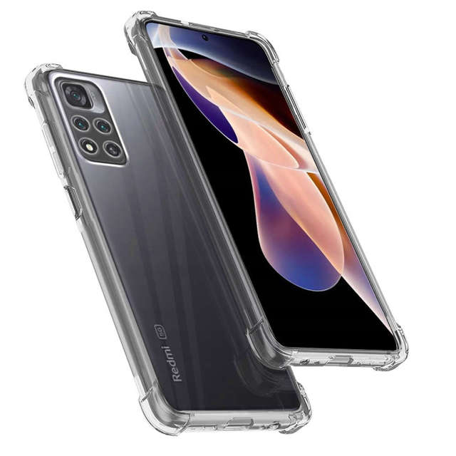 Alogy Etui na telefon pancerne ShockProof do Xiaomi Redmi Note 11 Przezroczyste