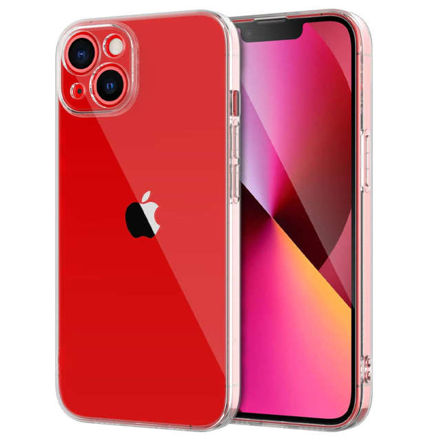 Alogy Etui na telefon pancerne obudowa Hybrid Case z osłoną na aparat do Apple iPhone 13/14 Przezroczyste