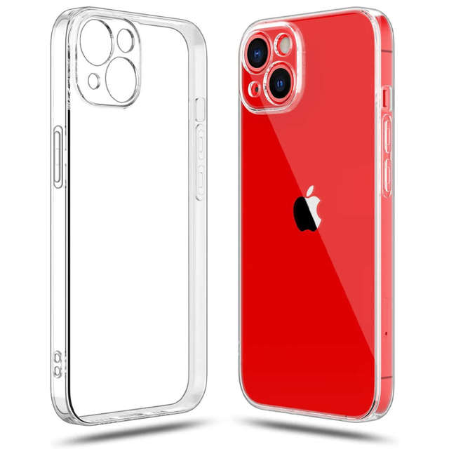 Alogy Etui na telefon pancerne obudowa Hybrid Case z osłoną na aparat do Apple iPhone 13/14 Przezroczyste