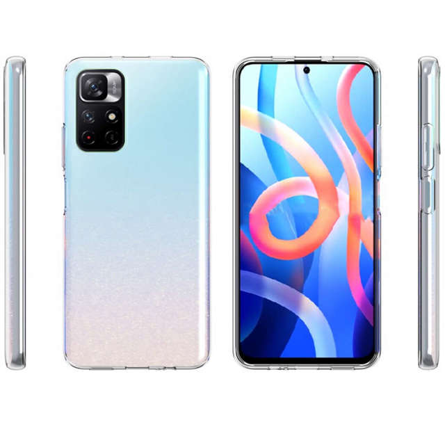 Alogy Etui na telefon silikonowe do Xiaomi POCO M4 Pro przezroczyste