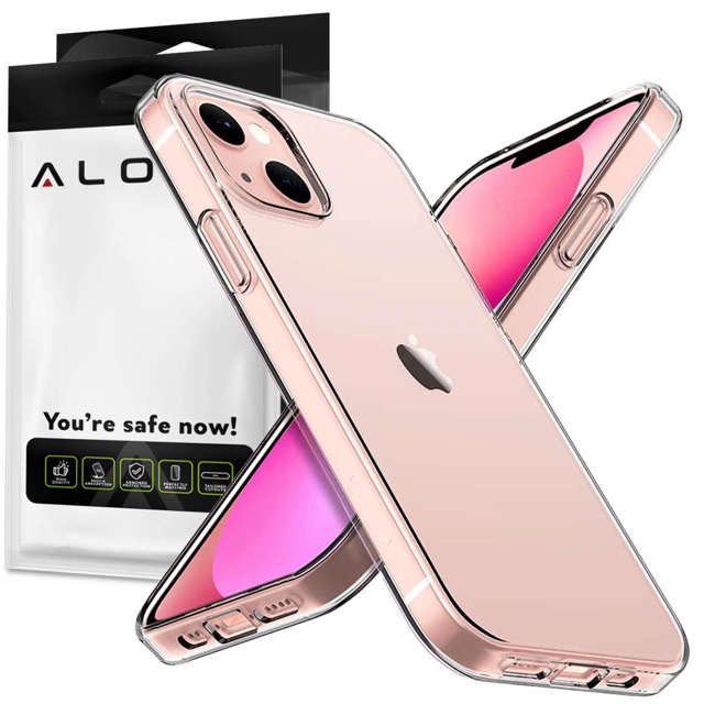 Alogy Etui na telefon silikonowe obudowa Silicone case do Apple iPhone 14 Plus Przezroczyste