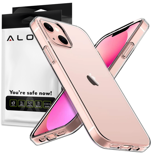 Alogy Etui na telefon silikonowe obudowa Silicone case do Apple iPhone 14 Plus Przezroczyste