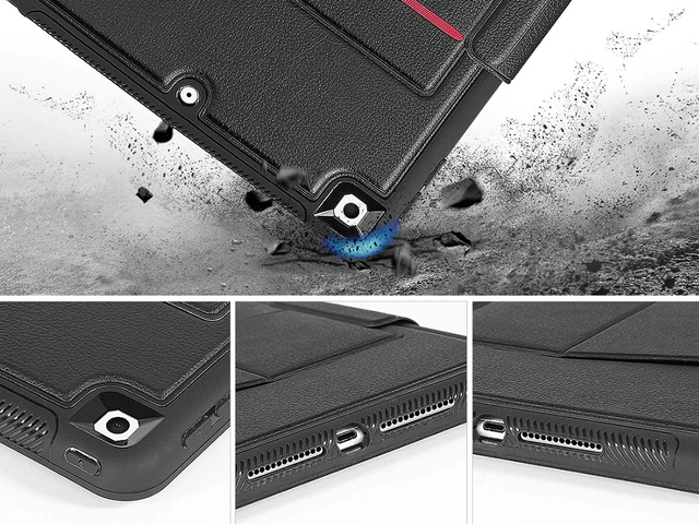 Alogy Etui ochronne Hard Smart Case do Apple iPad 10.2 2019/2020/2021 7/8/9Gen Czarne