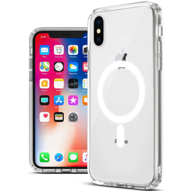 Alogy Etui ochronne na telefon MagSafe Clear Case do Apple iPhone X / XS Przezroczyste