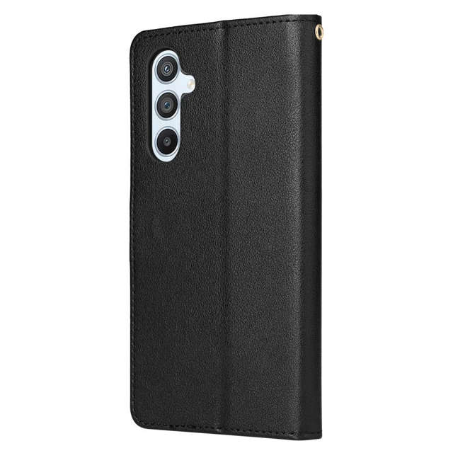 Alogy Etui ochronne z klapką skórzany portfel Wallet Case obudowa na telefon do Samsung Galaxy A34 Czarny