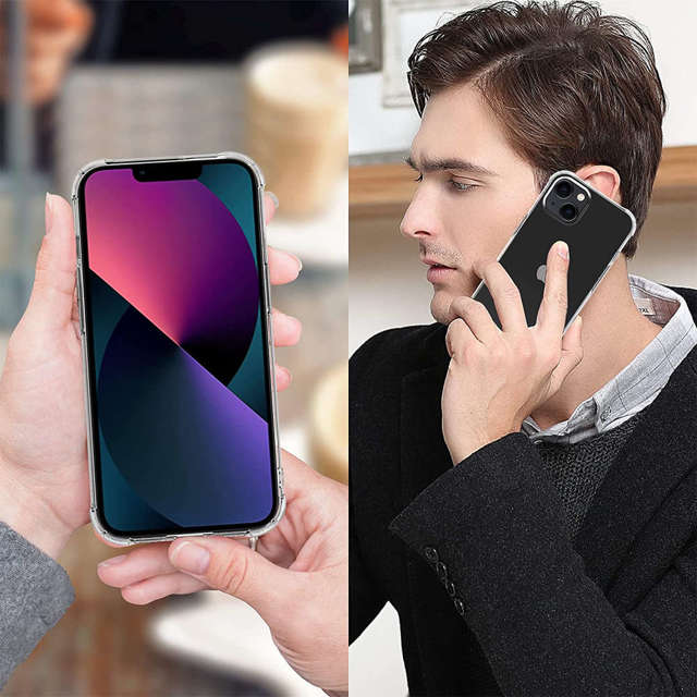 Alogy Etui pancerne na telefon ShockProof do Apple iPhone 14 Plus Przezroczyste