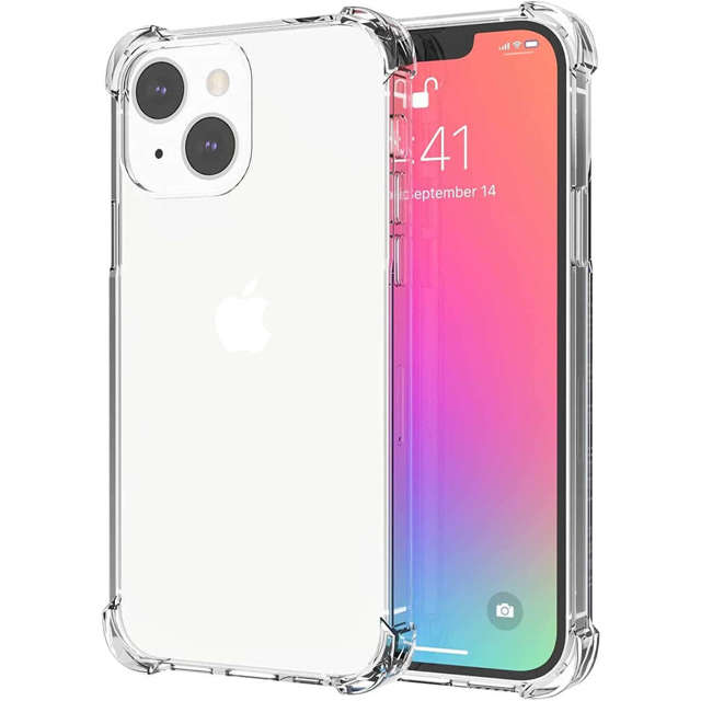 Alogy Etui pancerne na telefon ShockProof do Apple iPhone 14 Przezroczyste