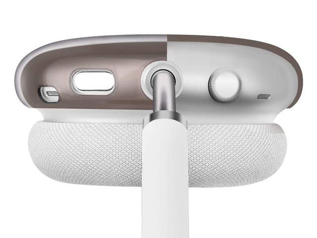 Alogy Etui silikonowe wodoodporna nakładki do AirPods Max Czarne