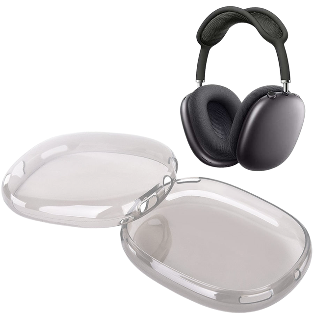 Alogy Etui silikonowe wodoodporna nakładki do AirPods Max Czarne