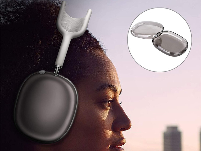Alogy Etui silikonowe wodoodporna nakładki do AirPods Max Czarne