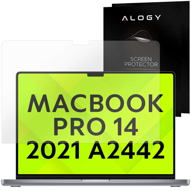 Alogy Folia ochronna na ekran do Apple Macbook Pro 14 2021 A2442 na ekran