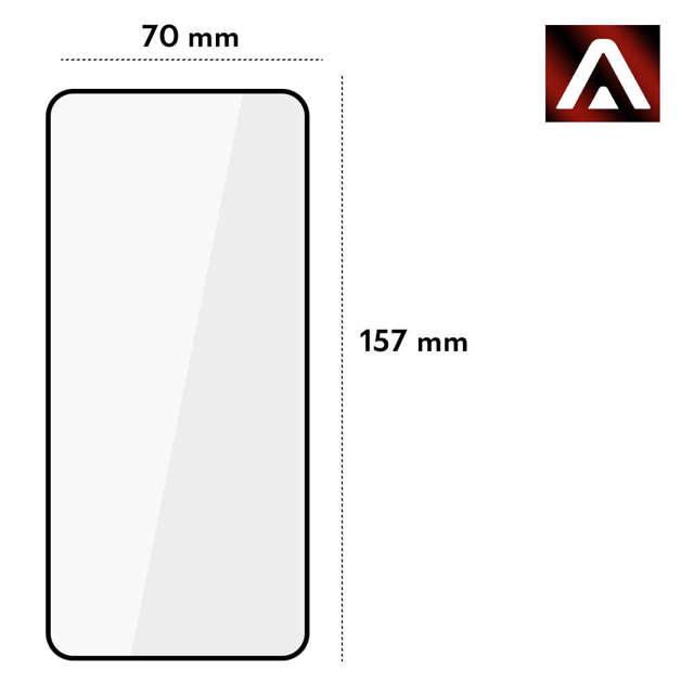 Alogy Full Glue case friendly Szkło hartowane do etui do Samsung Galaxy S21 Plus Czarne