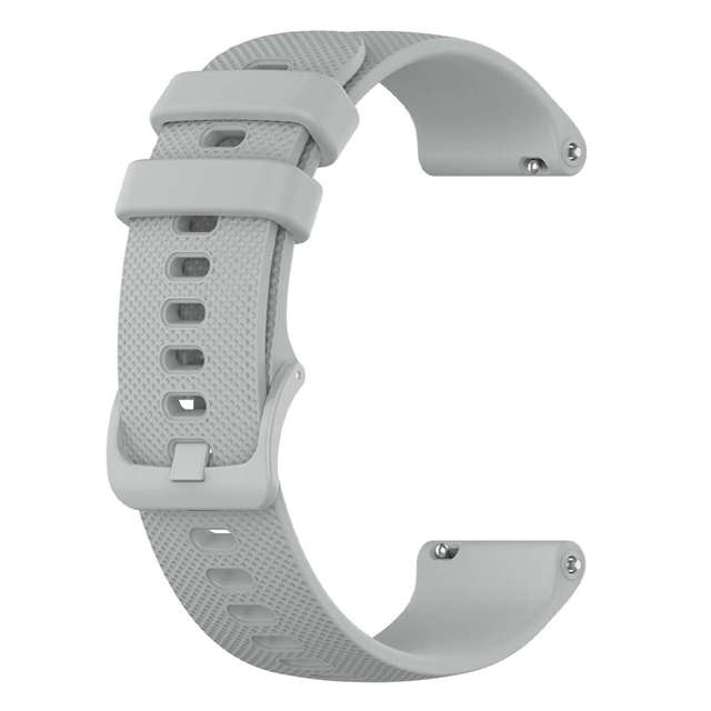 Alogy Gumowy Uniwersalny pasek sportowy Strap do smartwatcha zegarka 18mm Szary