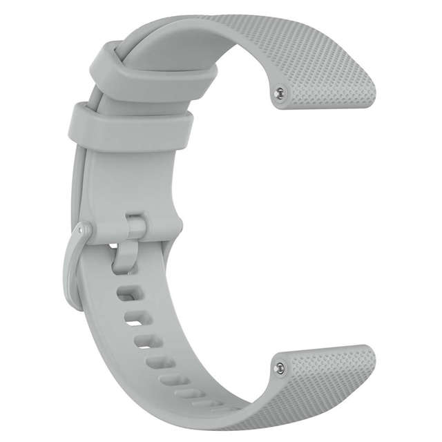 Alogy Gumowy Uniwersalny pasek sportowy Strap do smartwatcha zegarka 18mm Szary