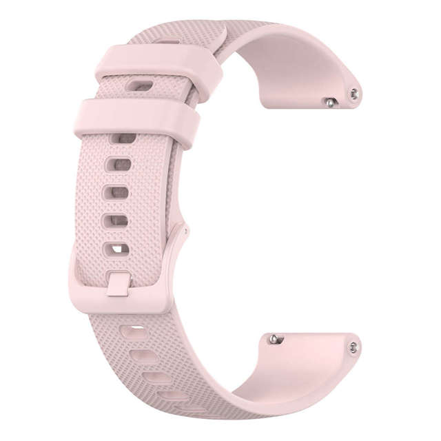 Alogy Gumowy Uniwersalny pasek sportowy Strap do smartwatcha zegarka 18mm różowy