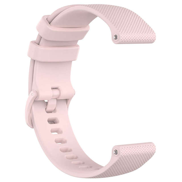 Alogy Gumowy Uniwersalny pasek sportowy Strap do smartwatcha zegarka 18mm różowy