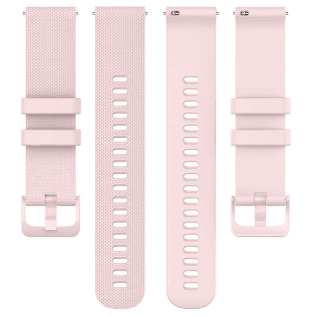 Alogy Gumowy Uniwersalny pasek sportowy Strap do smartwatcha zegarka 18mm różowy