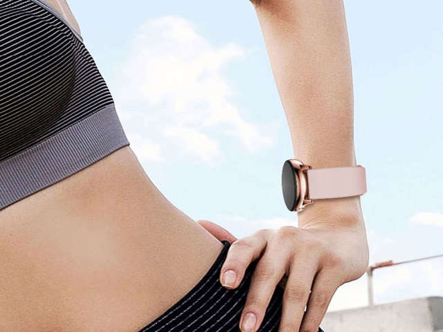 Alogy Gumowy Uniwersalny pasek sportowy soft band do smartwatcha 22mm Różowy