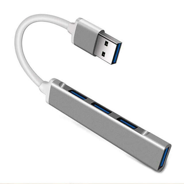 Alogy HUB USB-A na 4 porty USB 3.0 5GB/s Adapter rozdzielnik koncentrator sieciowy