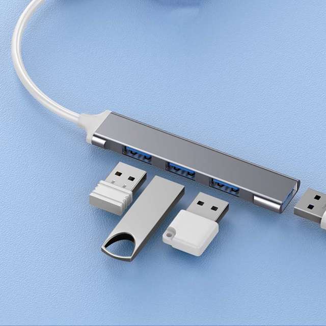 Alogy HUB USB-A na 4 porty USB 3.0 5GB/s Adapter rozdzielnik koncentrator sieciowy