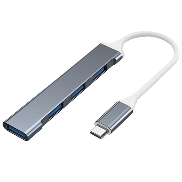 Alogy HUB USB-C na 4 porty USB 3.0 5GB/s Adapter rozdzielnik koncentrator sieciowy