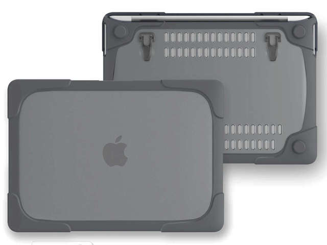 Alogy Hard Case Etui wstrząsoodporne z podstawką do Apple Macbook Air 13 M1