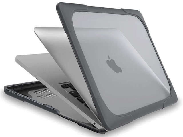 Alogy Hard Case Etui wstrząsoodporne z podstawką do Apple Macbook Air 13 M1