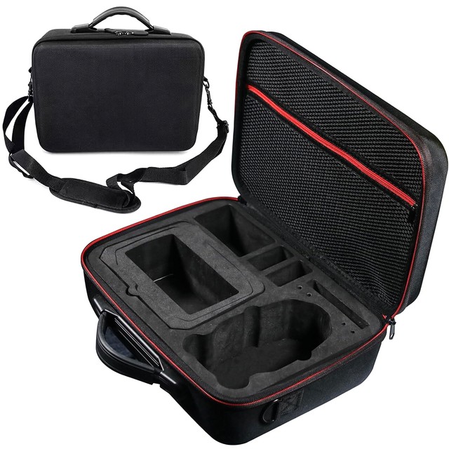 Alogy Hard Case Pokrowiec sztywny kuferek walizka etui do drona DJI Mini 4 Pro / DJI Mini 3 Pro / Mini 3 twarde z paskiem Czarny