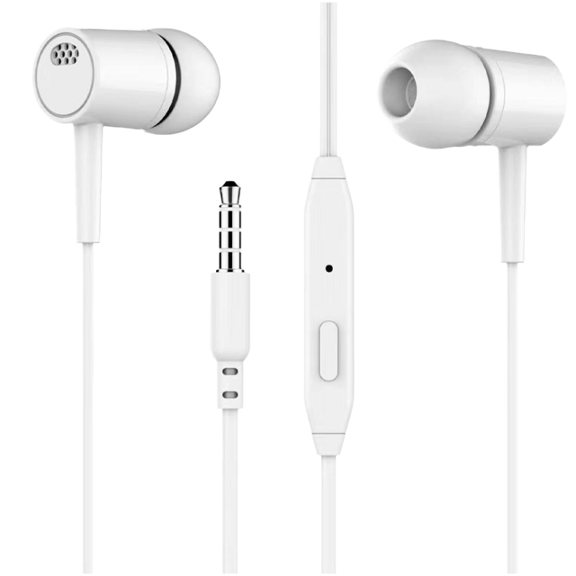 Alogy In-Ear Earphones Stereo Słuchawki przewodowe ze złączem miniJack Białe