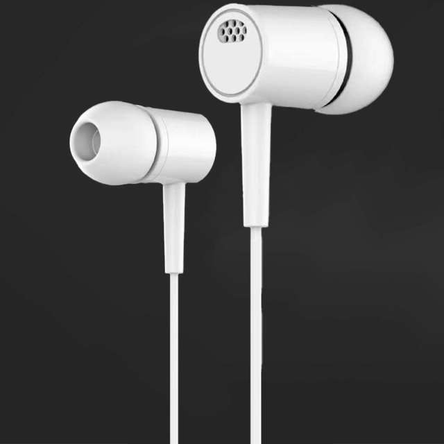 Alogy In-Ear Earphones Stereo Słuchawki przewodowe ze złączem miniJack Białe