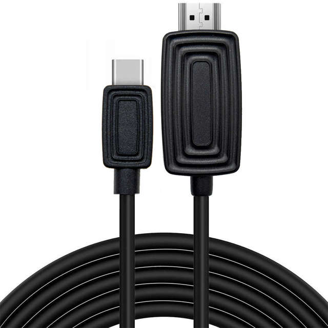 Alogy Kabel adapter HDMI 2.1 do USB-C Type-C HDTV 2K 2m Czarny