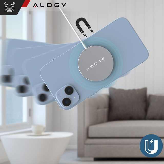 Alogy Ładowarka indukcyjna Qi do iPhone 12 magnetyczna USB-C Type C