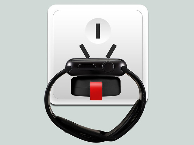 Alogy Ładowarka indukcyjna Qi na USB do Apple Watch Czarna