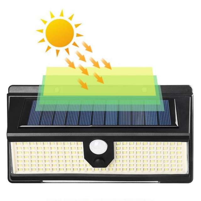Alogy Lampa solarna Solar Lamp zewnętrzna na energię słoneczną LED SMD czujnik ruchu