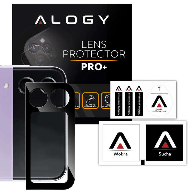 Alogy Lens Protector PRO+ Metalowa osłonka aparatu na obiektyw do Samsung Galaxy Z Flip 4